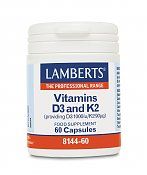 Lamberts Vitamin D3 1000 i.E. & K2 90 mcg