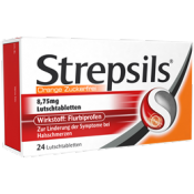 Strepsils Lutschtabletten Orange Zuckerfrei