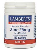 Lamberts Zink Zitrat 25 mg