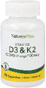 Vitamin D3 & K2 Natures Plus