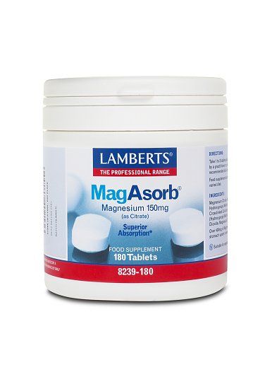 Lamberts MagAsorb - Magnesium Zitrat 150 mg